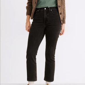 Madewell Black Slim Demi-Boot Jeans (W 31)